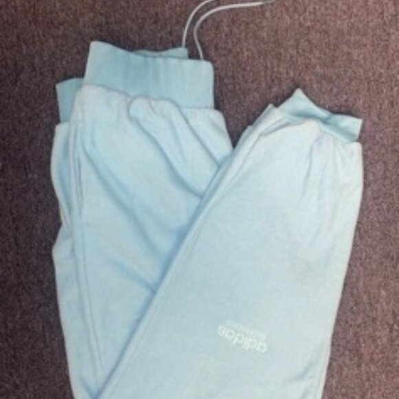 Women's Adidas Select Basketball Sweatpants Blue - New With Tags NWT - Picture 4 of 4